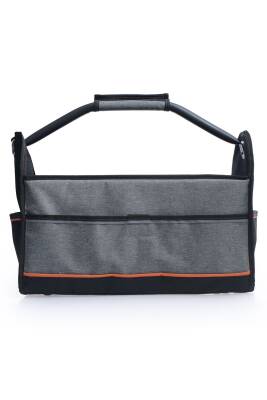 Probag Dayanıklı Demir Saplı Takım Çantası - Suya Dayanıklı, 27 Bölmeli, Ergonomik El ve Omuz Taşıma - 3